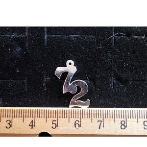 Vintage Sterling Silver 1972 Bracelet/Necklace Charm/Pendant Tested+